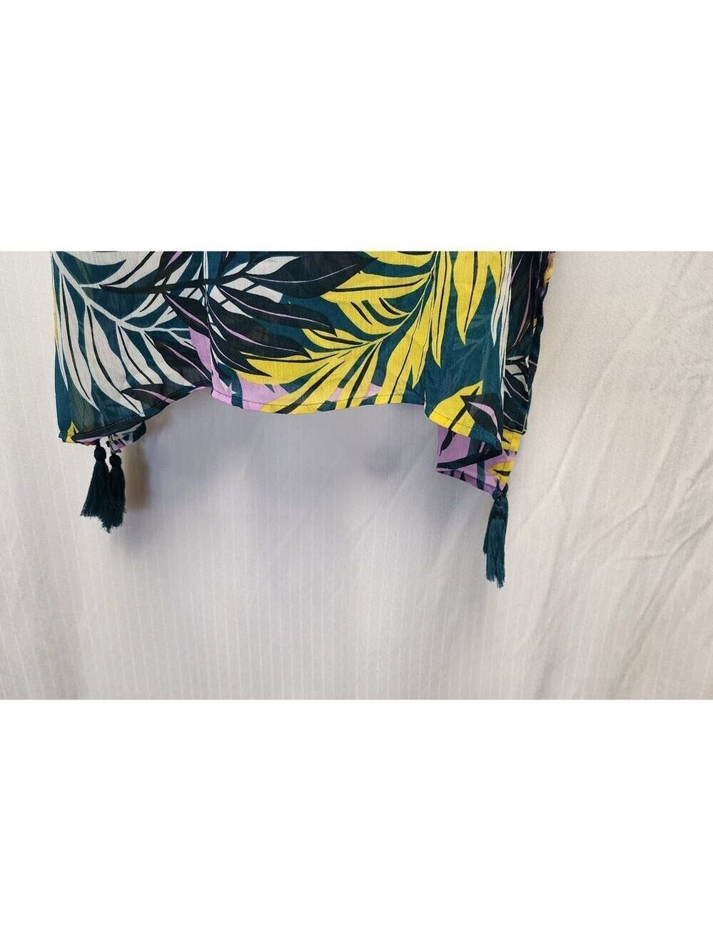 Palisades Beach Club Women's V-Neck Sheer Chiffon Swimsuit Covered Size XL/XXL - Picture 7 of 10